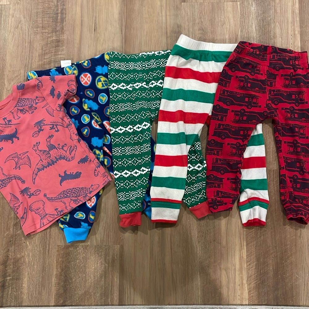 Bundle of Boy’s Pajama Separates 2T